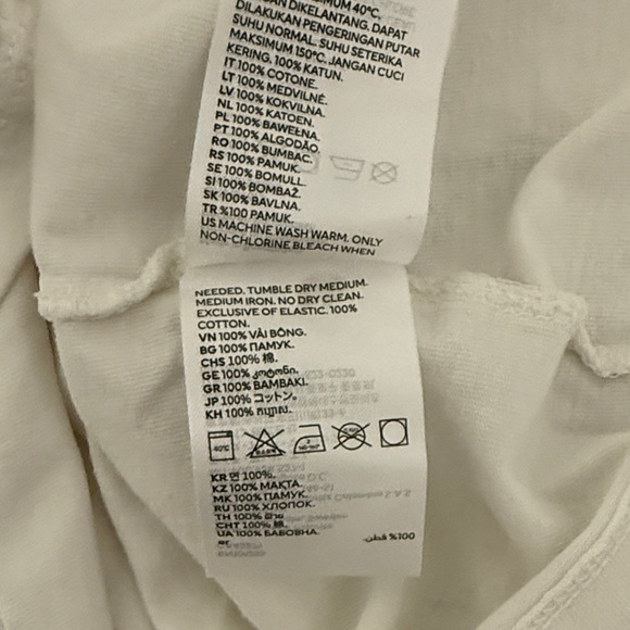 H&M Purple and White Crew Neck Tee - Picture 9 of 11